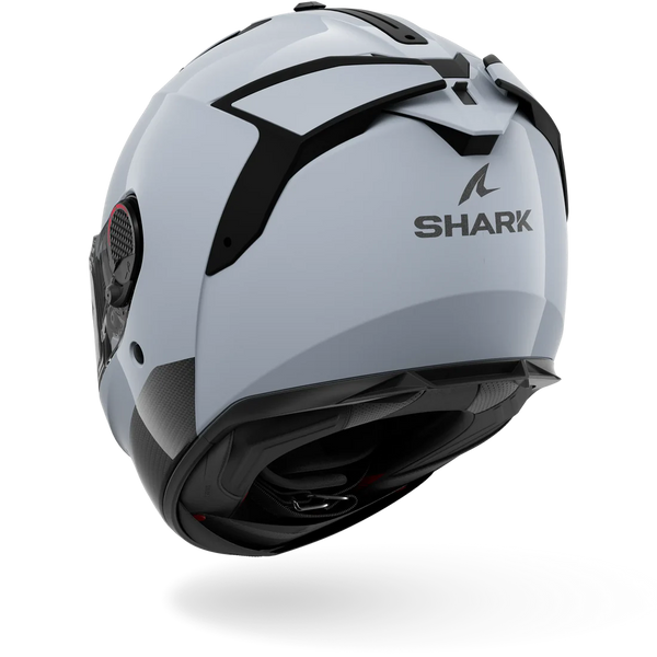Shark motorcycle helmet on a white background